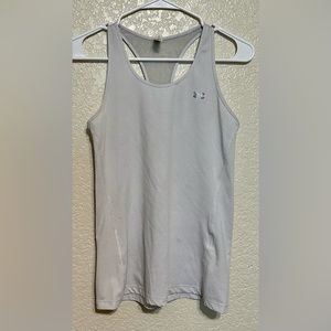 Small White Under Armour Workout Top